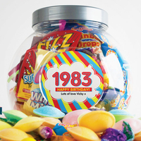 Personalised Retro Sweet Jar - Retro Year