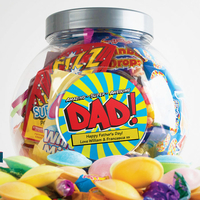Personalised Retro Sweet Jar - Super Dad