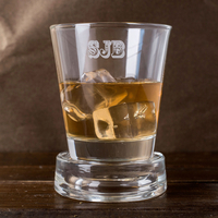 Personalised Rolling Whisky Tumbler & Base
