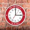 Personalised Round Clock - Family Name