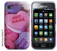 Personalised Samsung Phone Cover - Candy Hearts