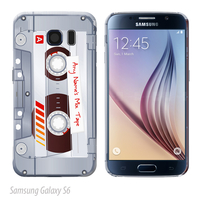 Personalised Samsung Phone Cover - Cassette Tape