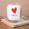 Personalised Scented Candle - Hand Drawn Heart