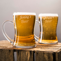 Personalised Set Of 2 Beer Mugs