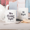 Personalised Set Of 2 Mugs - Mr Right,  Mrs Always Right