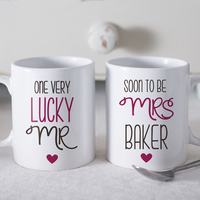Personalised Set Of 2 Mugs - Soon To Be