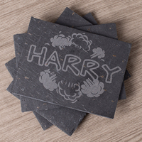 Personalised Set Of 4 Slate Coasters - Kapow