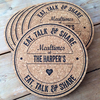 Personalised Set of 6 Cork Family Placemats