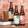Personalised Set Of Three Beers - 5 Years Of Marriage