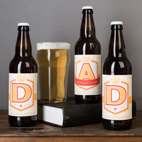 Personalised Set of Three Beers - Dad Crown