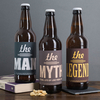 Personalised Set Of Three Beers - Man,  Myth,  Legend