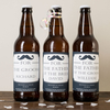 Personalised Set of Three Beers - Wedding For Three Men