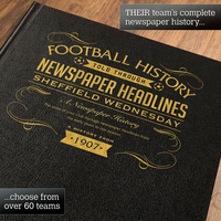 Personalised Sheffield Wednesday Football Book