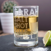 Personalised Shot Glass - Salt Shot Lime Repeat
