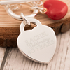 Personalised Silver Ball Bracelet With Red Heart - Celebrating 40 Years