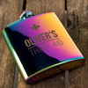 Personalised Silver Blush Hip Flask - Thirst Aid