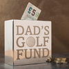 Personalised Silver Money Box - Dad