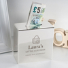 Personalised Silver Money Box - Little Luxuries