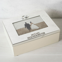 Personalised Silver-Plated Wedding Keepsake Box