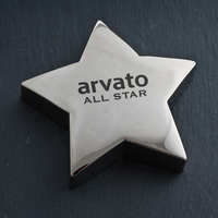 Personalised Silver Star Paperweight