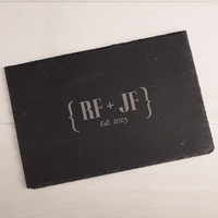 Personalised Slate Cheese Board - Couple