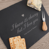 Personalised Slate Cheeseboard - I Know It