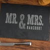 Personalised Slate Cheeseboard - Mr & Mrs