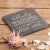 Personalised Slate Coaster - Ruby Anniversary
