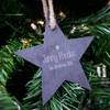 Personalised Slate Star Hanging Keepsake