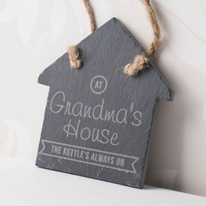 Personalised Small House Slate Keepsake - The Kettle