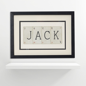 Personalised Small Vintage Letter Frame