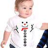Personalised Snowman Baby T-Shirt & Hat Set
