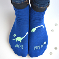 Personalised Socks - Dinosaur & Me