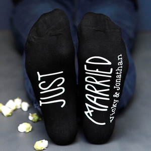 Personalised Socks - Just Married