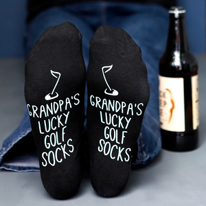 Personalised Socks - Lucky Golf