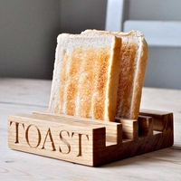 Personalised Solid Oak Toast Rack