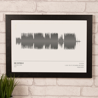 Personalised Soundwave Print