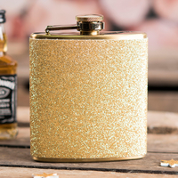 Personalised Sparkletini Hip Flask - Initials