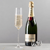 Personalised Spiral Champagne Flute