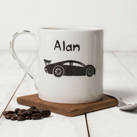 Personalised Sports Car Mug