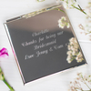 Personalised Square Compact Mirror