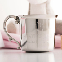 Personalised Stainless Steel Baby Cup - Elephant,  New Baby