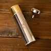 Personalised Stainless Steel Gun Cartridge Hip Flask - Initials
