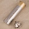 Personalised Stainless Steel Gun Cartridge Hip Flask - Name