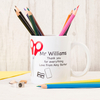 Personalised Stationery Mug With Personalised Pencils