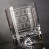 Personalised Stern Gin Glass with Miniature - Gin For Him