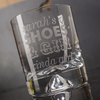 Personalised Stern Gin Glass With Miniature - Gin Kinda Girl