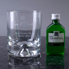 Personalised Stern Gin Glass With Miniature - Gin O