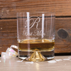 Personalised Stern Whisky Glass - Best Man Initial & Date