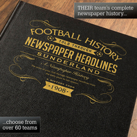 Personalised Sunderland Football Book